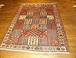 Handmade Antique Iranian Baktiarie Rug 5'5"x6'10"