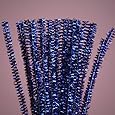 12" ROYAL BLUE CHENILLE METALLIC PIPE CLEANER