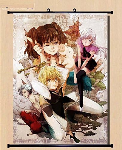 Home Decor Anime The Seven Deadly Sin Wall Scroll Poster Fabric Painting 23.631.5 inch 30