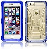 iPhone 6 4.7 inch Waterproof Case OcrTM IP-68 New Version Screw Thread Waterproof Cellphone Case for iPhone 6 4.7 inch (Blue)