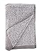 Everplush Diamond Jacquard Quick Dry Bath Towel,1 Pack,Grey