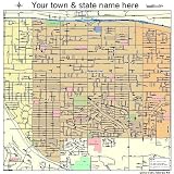 Street & Road Map of Opportunity, Washington WA - Printed poster size wall atlas of your home town