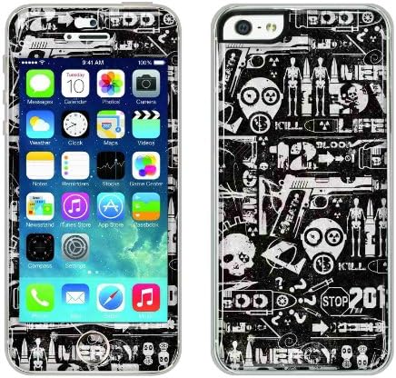 Flapsta iPhone5/5s Gel Case +Front Gel Skin/ Creepy Lab
