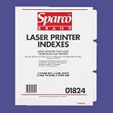 Indexing Divider System F/Laser Printers, Unpunched,8 Tab,WE (SPR21920) Category: Index Dividers
