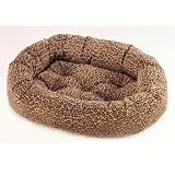 Bowsers Microvelvet Donut Dog Bed (Jaguar, Medium (35in x 27in))