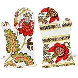April Cornell Fantasia Ecru Oven Mitt