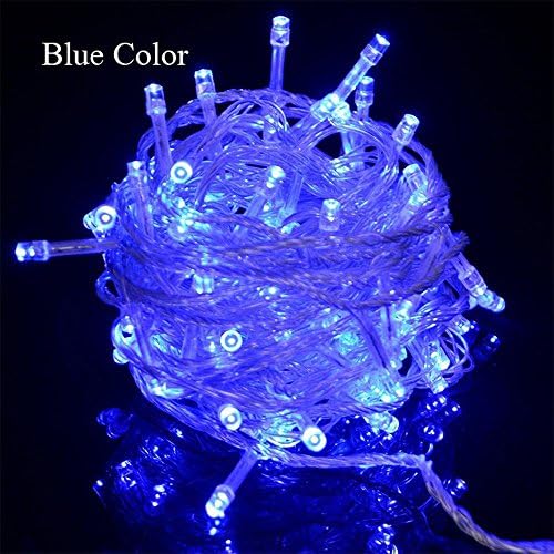 HouLight LED Fairy String Lights-RGB-blue-100LED-10m-33ft-Waterproof