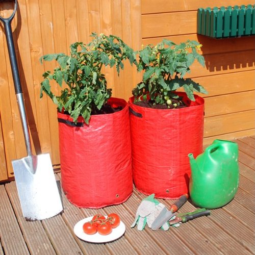 Hamptons Direct Lot de 2 sacs de plantation pour tomates