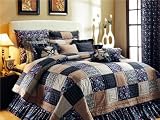 Indigo Patch Queen Quilt