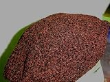 Hand Crocheted Beret for Teens and Adults - Dark Brown Chenille/Gimp
