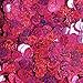 10mm Flat Round Sequins Hot Pink Hologram Glitter Sparkle Metallic. Made in USA
