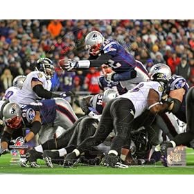  Tom Brady - Touchdown Run at the 2012 AFC Championship - NFL 8x10 Photo (New England Patriots)