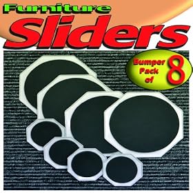 The SUPER FURNITURE SLIDERS - Moving Heavy Furniture Has Never Been Easier! 8 PIECE VALUE PACK.