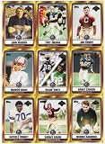 2006 Topps Football Hall of Fame Tribute Complete Mint 9 Card Insert Set. Includes the 6 Members of the