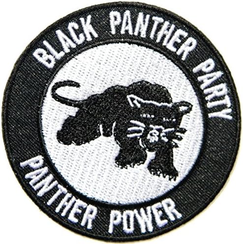BLACK PANTER PARTY POWER BPP Logo Army Military Security Navy Seal Jacket T shirt Patch Sew Iron on Embroidered Symbol Badge Cloth Sign Costume By Prinya Shop