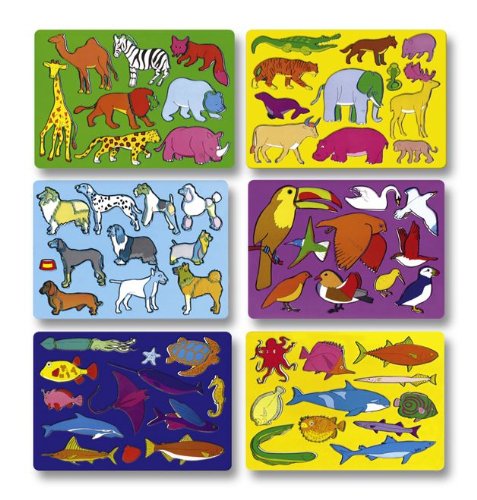 Folia 40602 - Tierwelt Kreativ-Schablonen, Set 2, 6 St&uuml;ck Preisvergleich