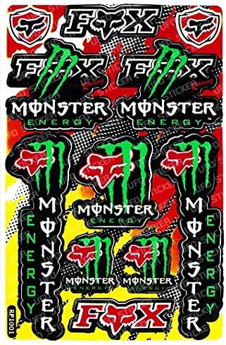 1 Atv Bike Car Moto Automotive RC Dunlop Honda Showa racing decing decal sticker FX002