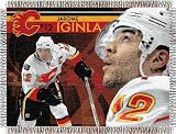 Jarome Iginla Calgary Flames Throw Blanket Afghan Tapestry