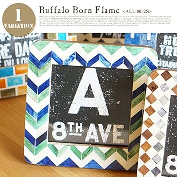 【クリックで詳細表示】バッファローボーン フレーム フォトフレーム・写真立て 0032S： ホーム＆キッチン