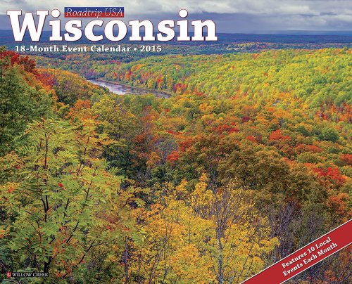 wisconsin 2015 wall calendar roadtrip usa