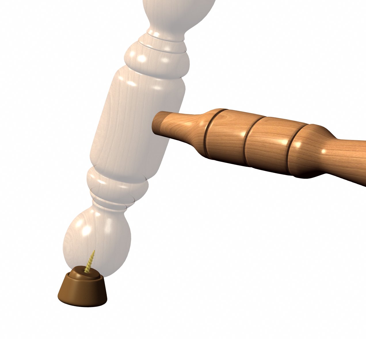 Slipstick CB210 7/8Inch Swivel Slider Floor Protector, For Chairs with Angled L eBay