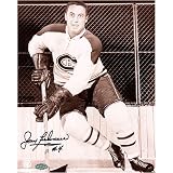 Jean Beliveau Montreal Canadiens 8x10 Autographed Black and White Photograph