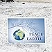 VictoryStore Outdoor Signs - Peace on Earth Christmas Yard Sign - Set of 6 with Stakes