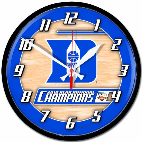 NCAA Duke Final Four Champs Round Clock