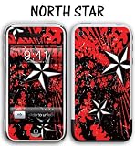 New Apple iPhone Designer Skin Removable Vinyl - North Star Red