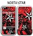 New Apple iPhone Designer Skin Removable Vinyl - North Star Red
