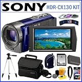 Sony HDR-CX130 HDRCX130 HDR-CX130/L 1080P High Definition Handycam Camcorde ....