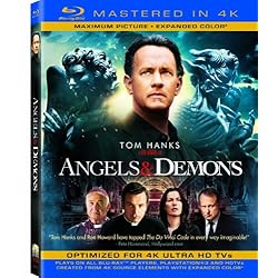 Angels & Demons  (Mastered in 4K) (Single-Disc Blu-ray + Ultra Violet Digital Copy)