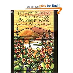 Tiffany Designs Stained Glass Coloring Book