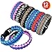 ArtCreativity Paracord Buckle Bracelets (Pack of 12) | 9