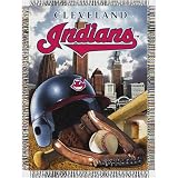 Cleveland Indians MLB Woven Tapestry Throw (Home Field Advantage) (48"x60")