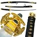 Flaming Samuarai Ninja Sword with Black Handle - 40 inches