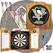 NHL Pittsburgh Penguins Dart Cabinet includes Dart