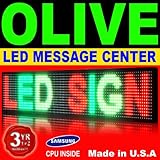 3 Color LED Sign - Programmable Scrolling Message Board 12