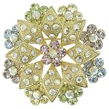 Floral Burst Flower Pin Brooch