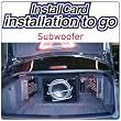 Car Subwoofer Installation