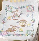 Playful Bunnies Quilt Stmpd X-Stitch Kit