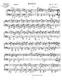 Beethoven March Op. 45, No. 3 for Piano 4 Hands: Instantly download and print sheet music