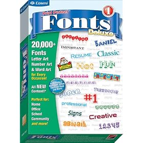 Print Perfect Fonts Deluxe by Cosmi