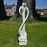 Large Contemporary Art Sculptures - Loving Kiss Modern Garden Statue