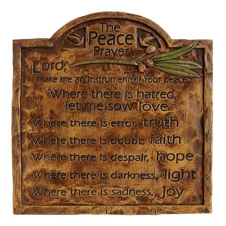 Peace Prayer Garden Stone