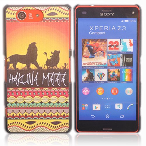 Einzige Slim Fit Hard Skin Case Cover for Sony Xperia Z3 Compact (MATATA 01) with Free Universal Screen-Stylus