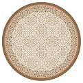 Italian Court Rug- Sandstone(7'7" Round)