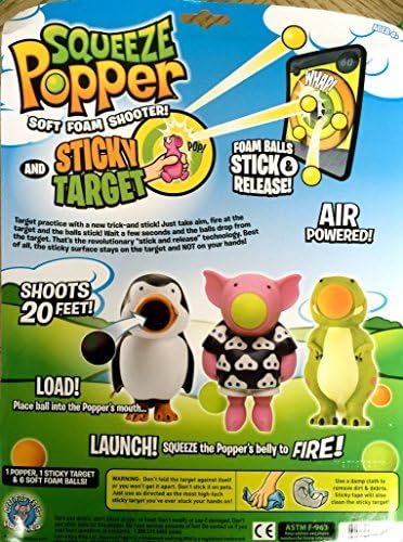 Squeeze Popper Pig and Sticky Target