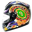Las Vegas Rider Motorcycle Full Face Helmet Black DOT
