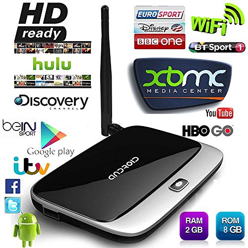 WISEWO Android TV Box CS918 Quad Core Mini PC 2G/8G with KODI/XBMC Fully Loaded Smart TV Box Full HDMI Media Player